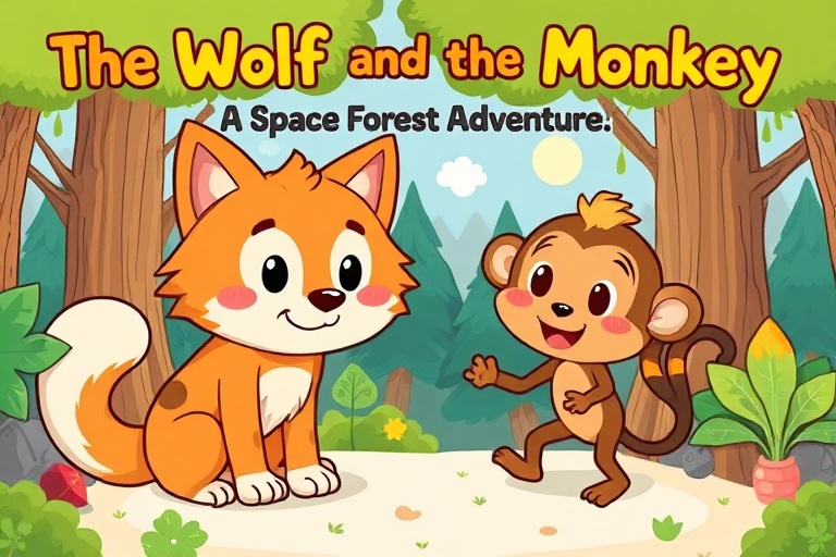 The Wolf and the Monkey: A Space Forest Adventure