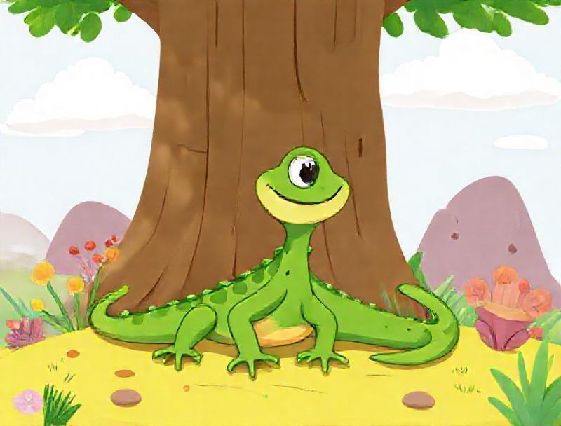 The Lizard Who Learned to Share the Shade