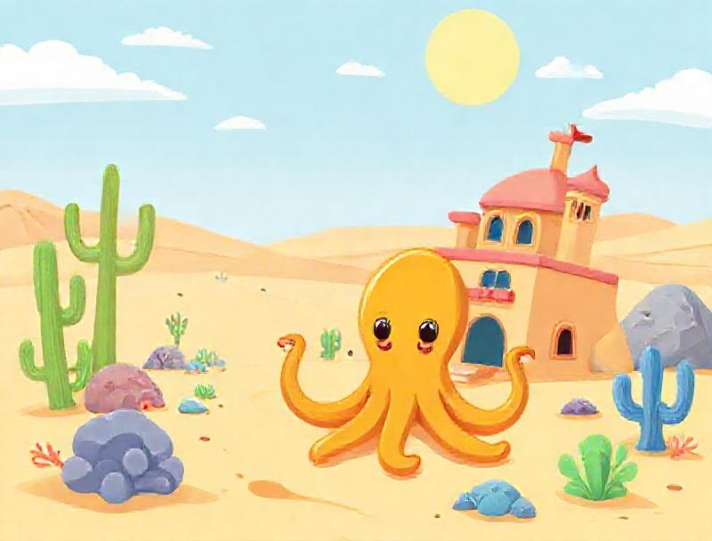Ollie the Octopus and the Shivery Desert Mansion