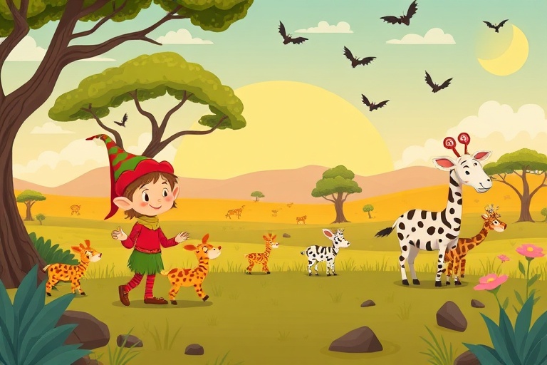The Elf of the Candy Savanna: A Spooky Migration