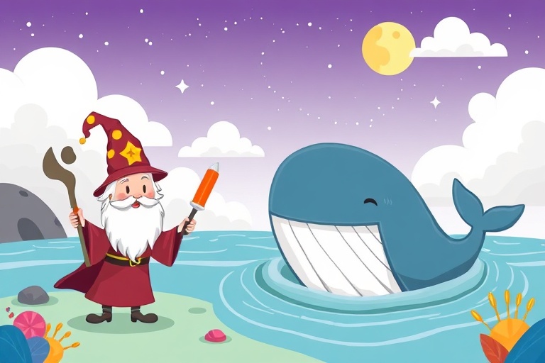 The Wizard, the Whale, and the Wobbly Blowhole