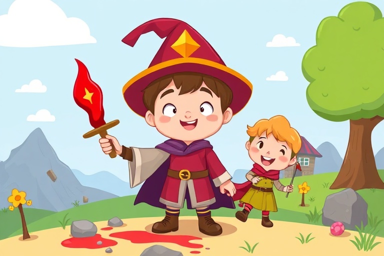 The Wizard's Journey Through the Heart: A Tale of Friendship and Blood