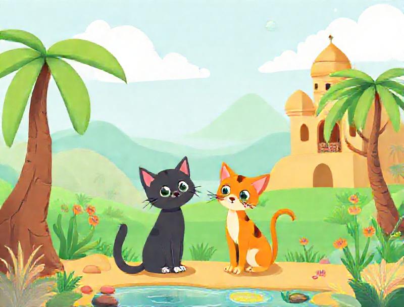 The Curious Cat and the Oasis Villain