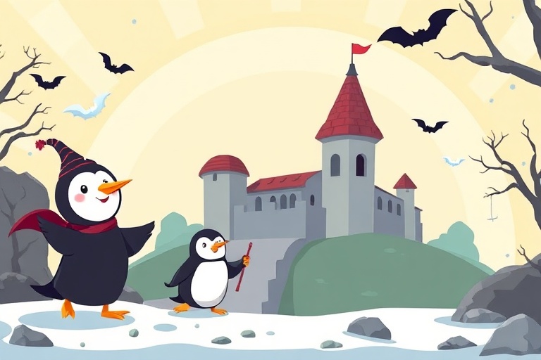 The Penguin's Peril: A Vampire Castle Mystery
