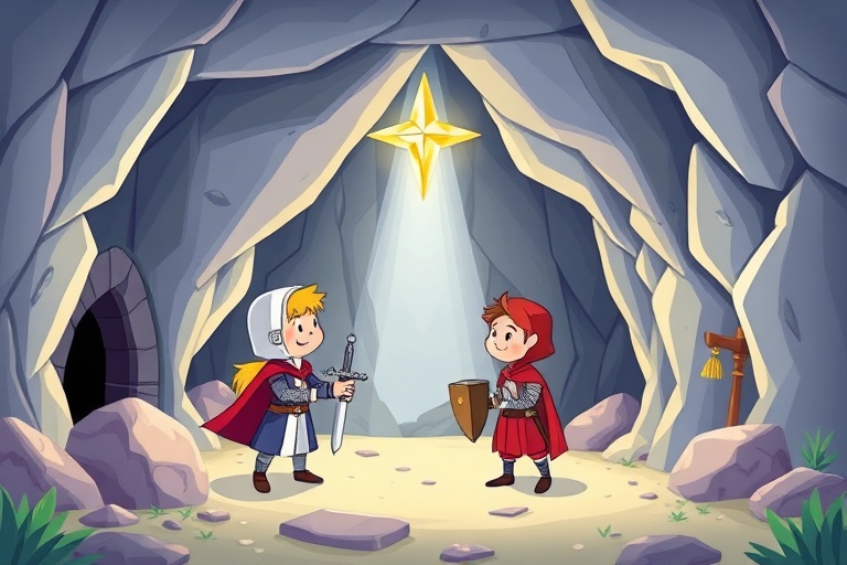 The Crystal Cave of Sir Alden: A Knight's Lesson
