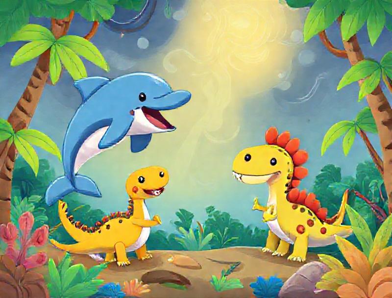 The Dolphin and the Dinosaur Jungle Storm