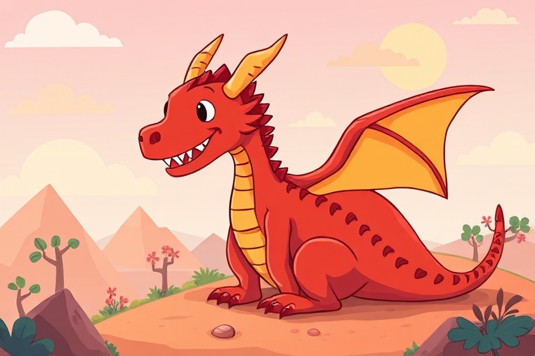 The Dragon in the Red Pyramid