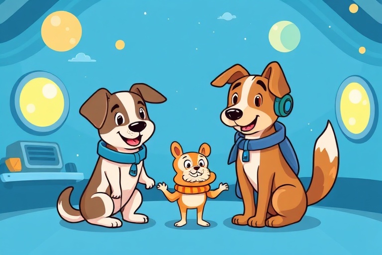The Great Space Station Dog Detectives: A Mystery of Teamwork