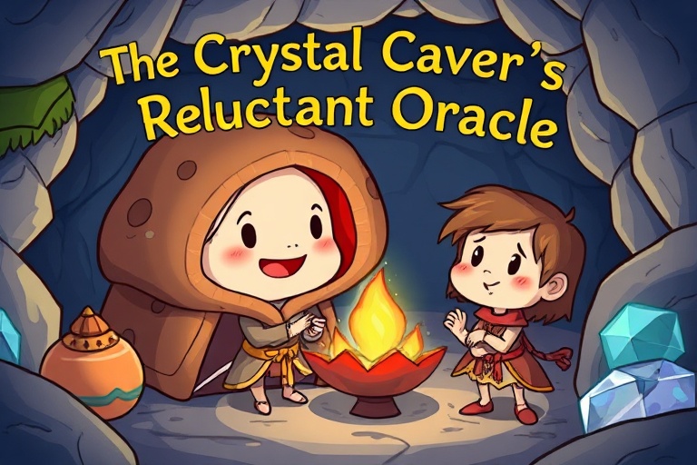 The Crystal Cavern's Reluctant Oracle