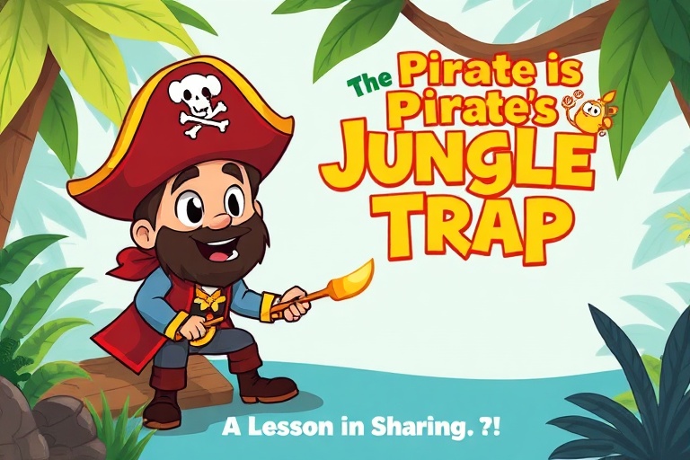 The Pirate's Jungle Trap: A Lesson in Sharing