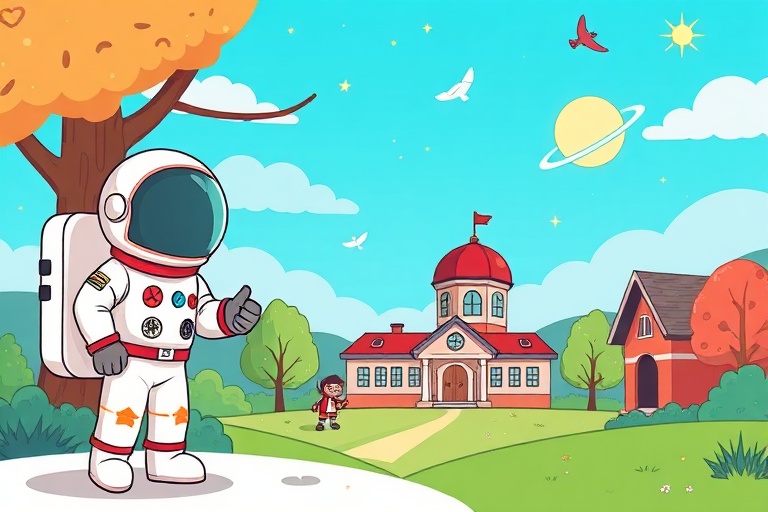 The Astronaut and the Silent Sanctuary: A Mystery at Maplewood School