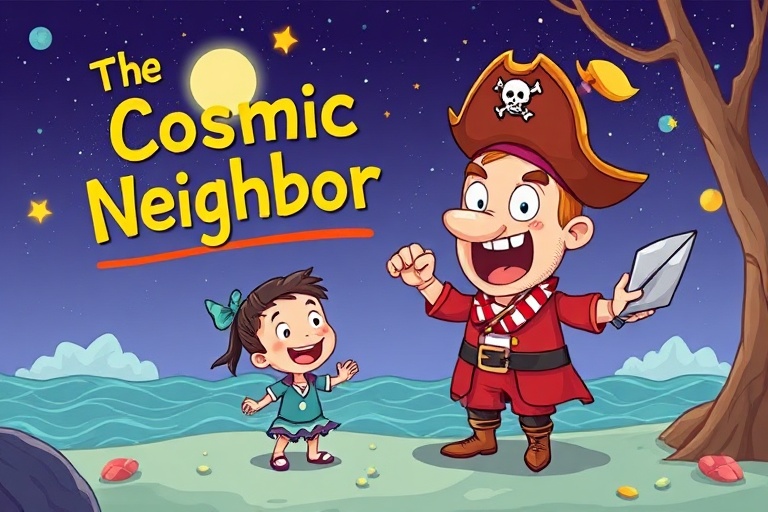 The Cosmic Neighbor: A Pirate's Comedy of Errors