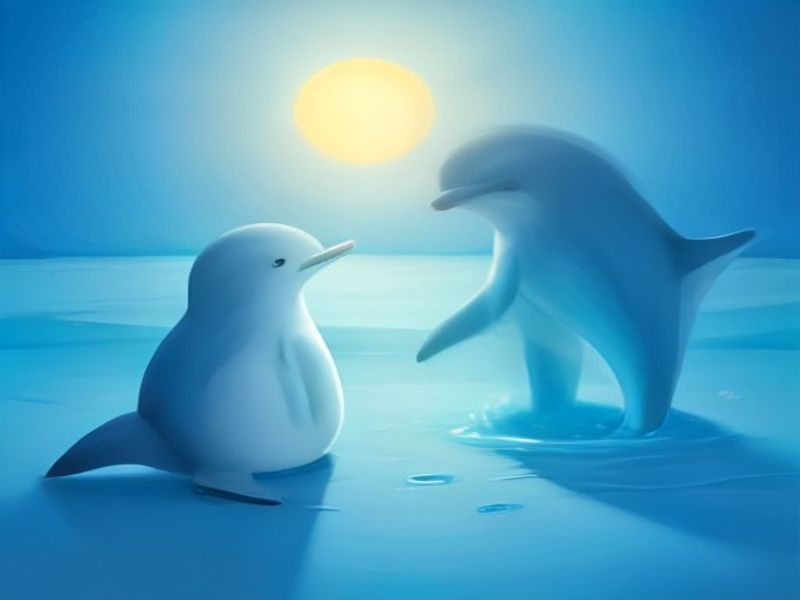 The Cold Sun: A Dolphin's Choice
