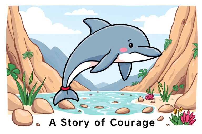 The Dolphin of Dry Gulch: A Story of Courage