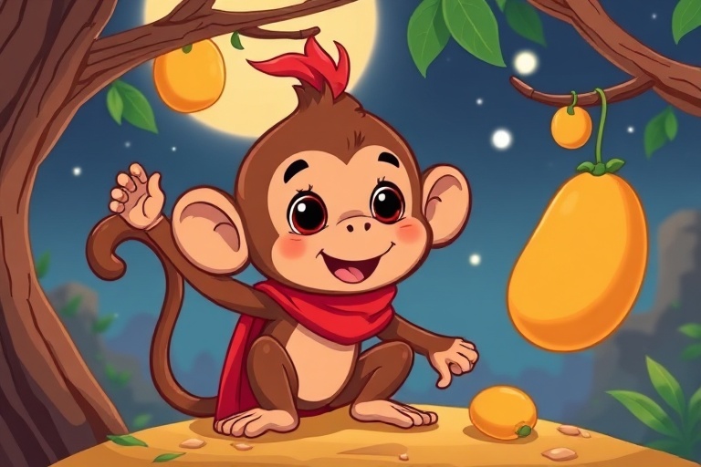 The Not-So-Brave Monkey of Moon Base Mango