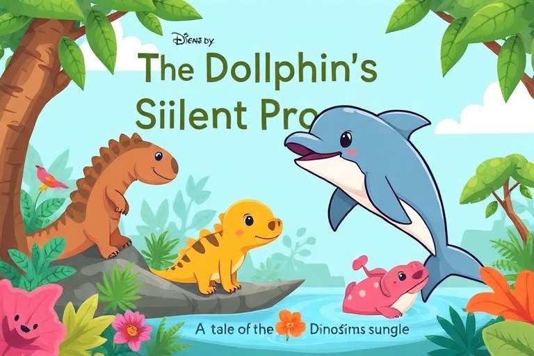 The Dolphin's Silent Promise: A Tale of the Dinosaur Jungle