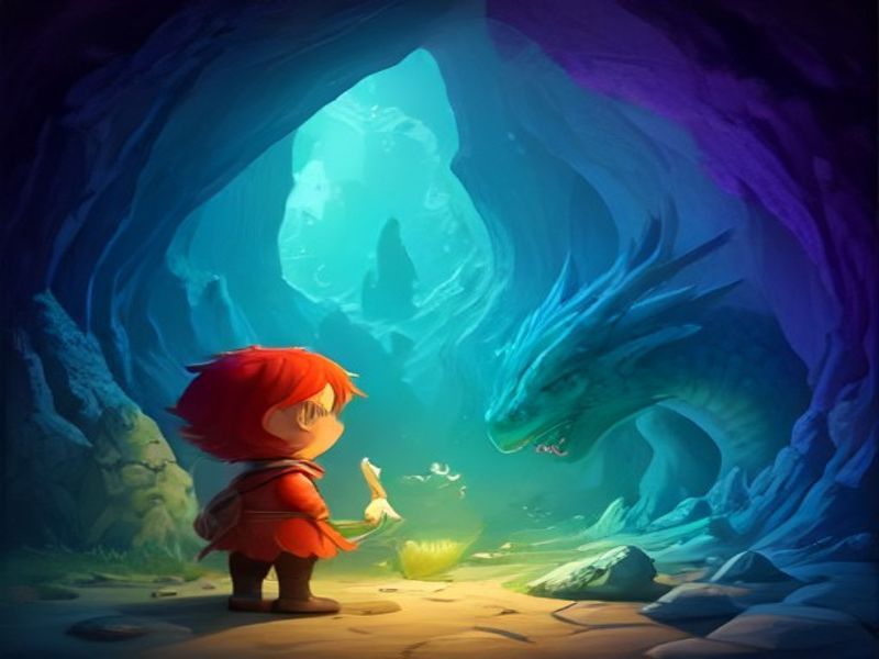 Tim the Dragon and the Crystal Cave
