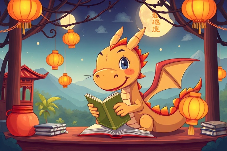 The Dragon Who Read in the Lantern Kingdom