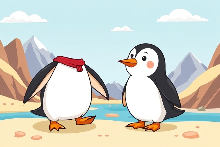 The Penguin Who Rode Into Dusty Gulch