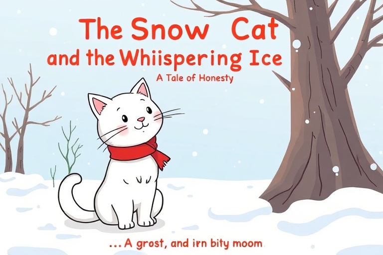 The Snow Cat and the Whispering Ice: A Tale of Honesty
