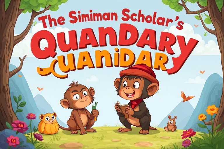 The Simian Scholar's Quandary: A Tale of Elders and Enchantment