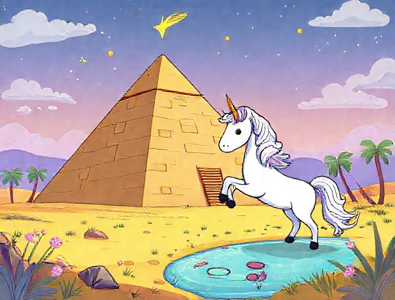 The Unicorn of the Sunken Pyramid: A Tale of Pollen and Shadow